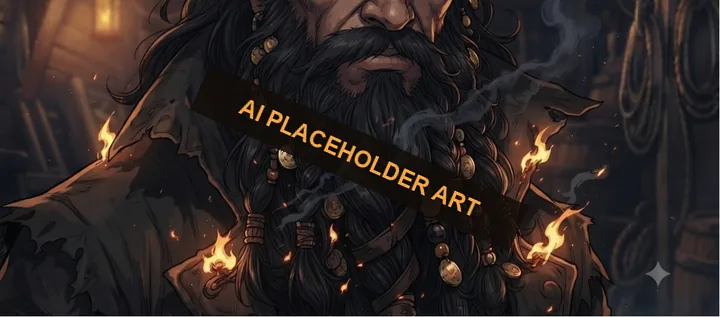 Glimmender Bart, Blackbeard